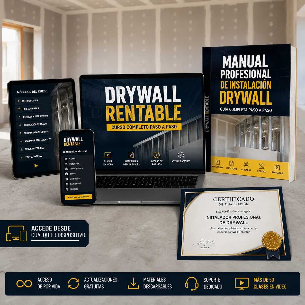 Drywall Rentable: Programa Completo